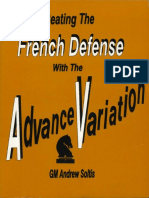 Andy Soltis-Beating The French Defense With The Advance Variation - Chess Digest (1993)