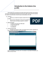 An Example - Introduction To The Arduino Uno Board (Blinking LED)