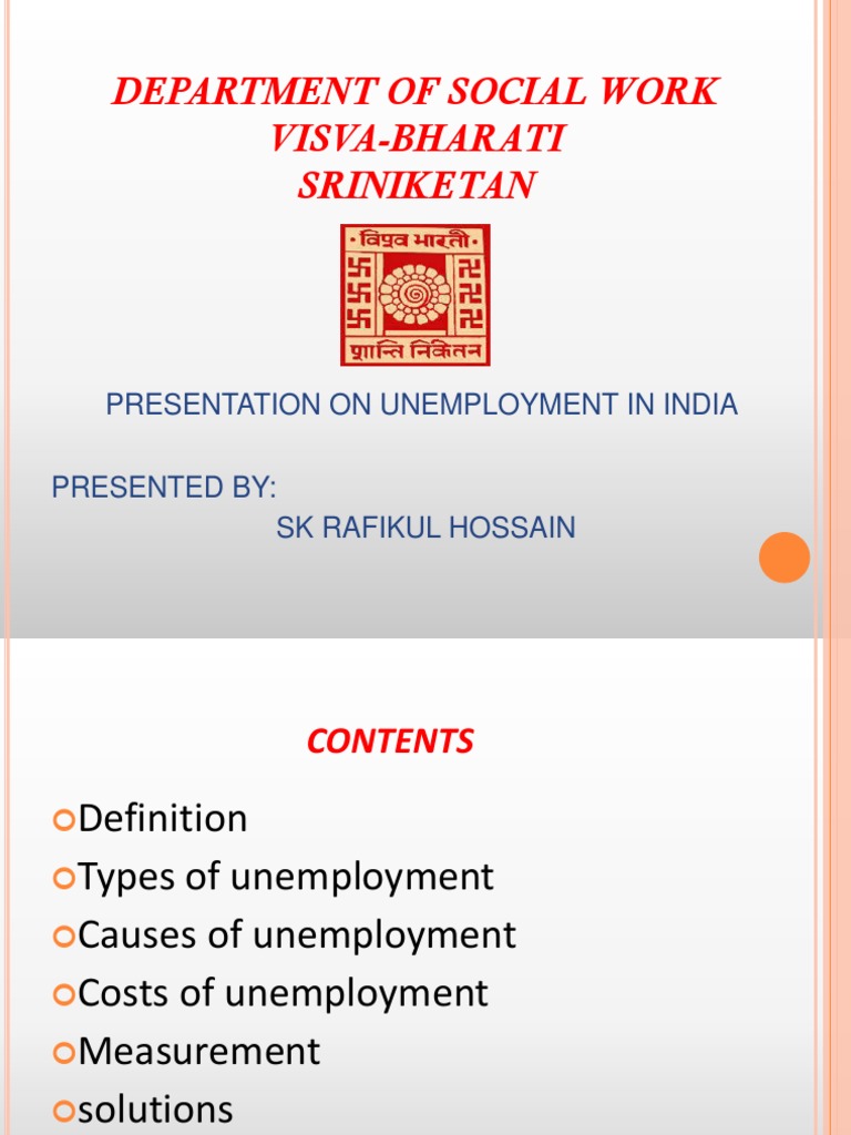 Understanding Unemployment in India | PDF | Underemployment | Unemployment