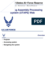 Air Force Reserve UTAPS Guide