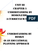 Unit Iii Understanding by Design (Ubd), A Curriculum Model