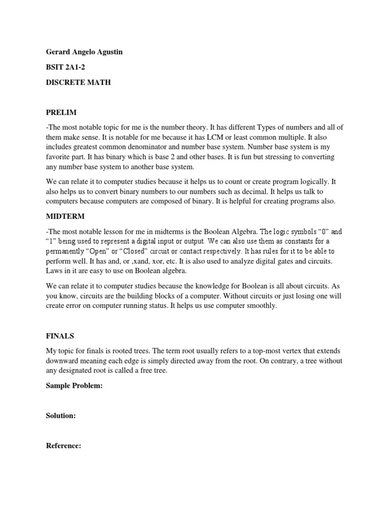 Discrete Math Concepts Overview | PDF