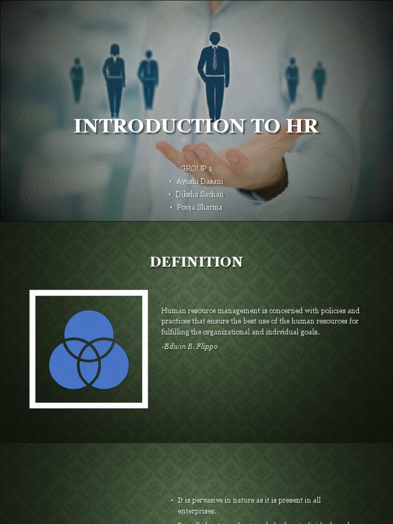 Hr Ppt Group 1 Pdf Human Resource Management Human Resources