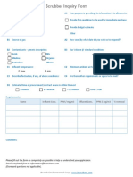 Scrubber Inquiry Form