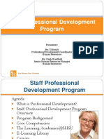 Staff Professional Development Program