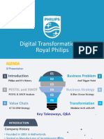 Digital Transformation at Royal Philips