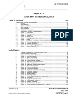 Combat vehicle project chapter systems breakdown