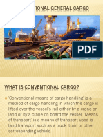 Conventional General Cargo Including Cargo Gears