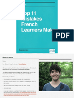 Top 11 Mistakes French Learners Make