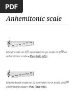 Anhemitonic Scale - Wikipedia