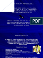 Metodo, Teoria y Metodologia (6 Dp). Andres Castro. 2007