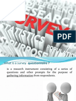 Survey Questionnaire LecturePart2