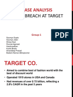 CASE ANALYSIS: CYBER BREACH AT TARGET