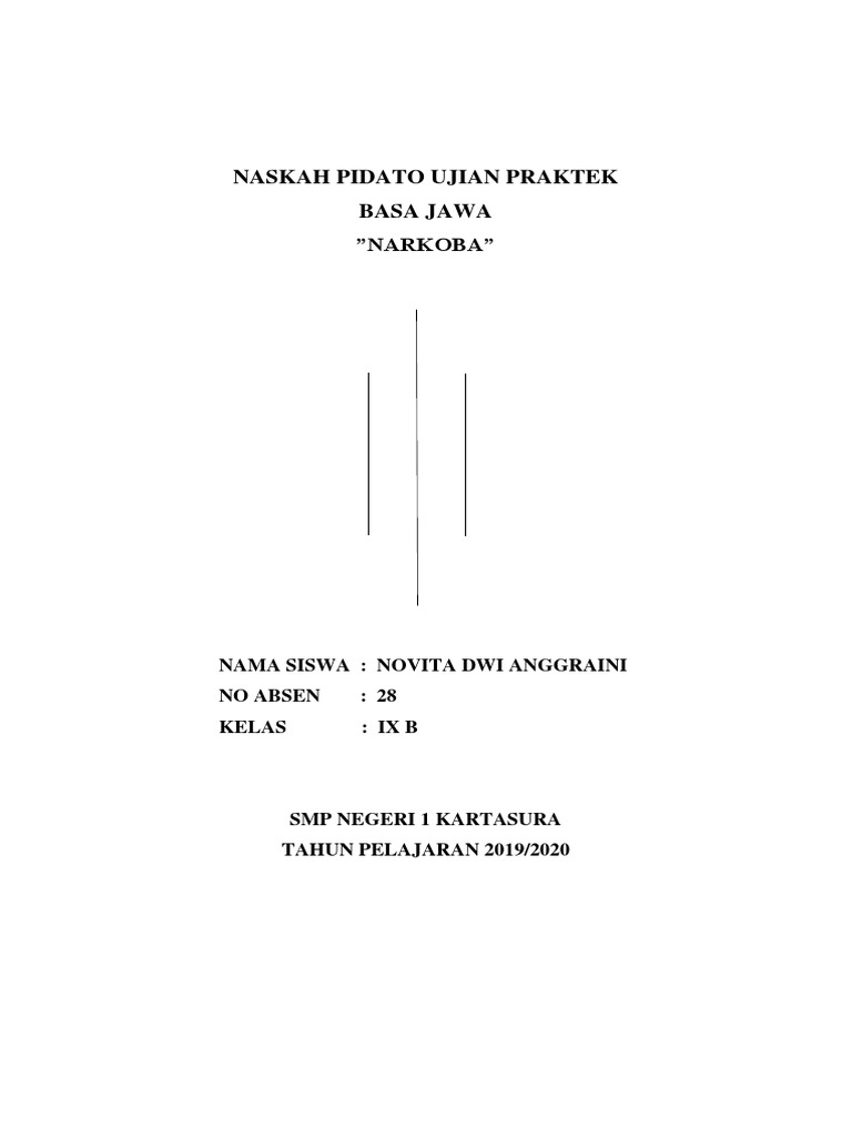 Naskah Pidato Ujian Praktek Basa Jawa | PDF