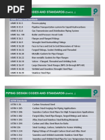 Mechanical Engineering Codes List | PDF | Pipe (Fluid Conveyance) | Steel