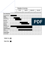 Appendix I - Schedule of Activities - Gantt Chart PDF