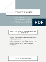 Interview A Senior