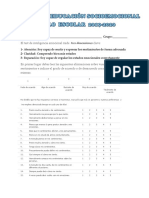 Diagnóstico Socioemocional