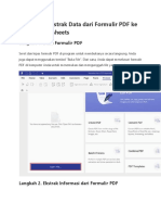 Cara Mengekstrak Data Dari Formulir PDF Ke Excel Spreadsheets