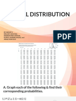 Statistics: Normal Distribution