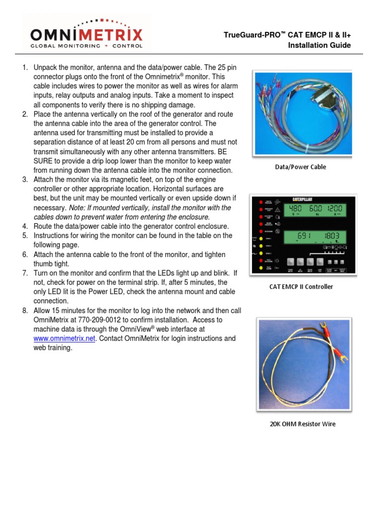 IM 711 TrueGuard PRO EMCP II II Installation Rev G | PDF | Antenna ...