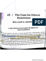 X M1 Sumner W. Case For Ethical Relativism PDF