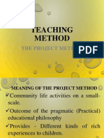 Teaching Method - Project Method