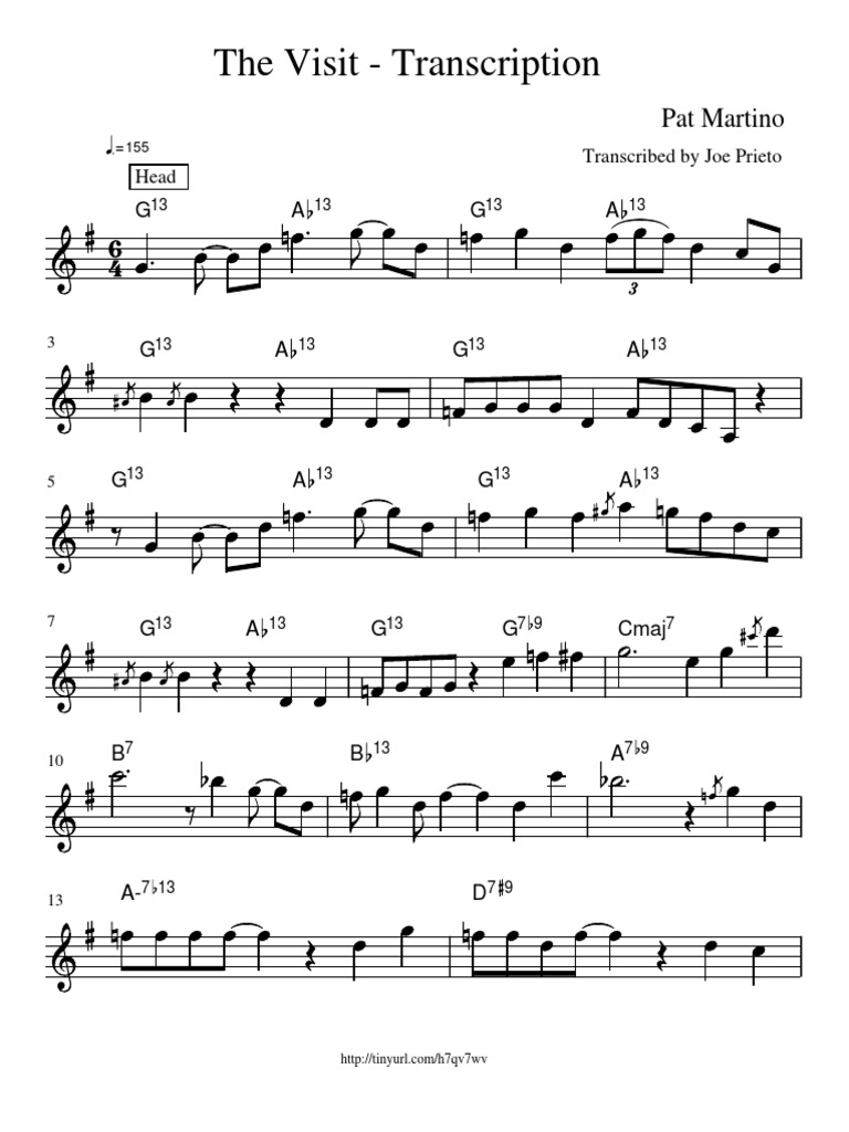 Pat Martino/ The Visit!/米Org. The Visit (Pat Martino album) - Wikipedia