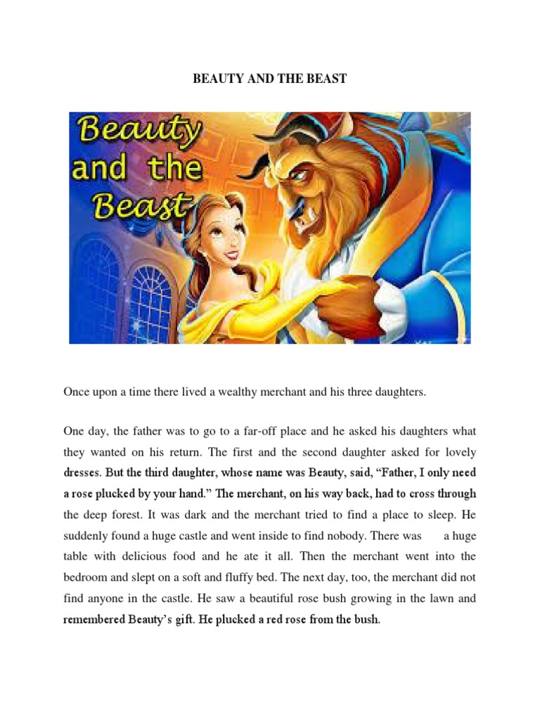 Beauty and The Beast PDF Beauty