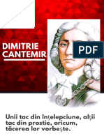 Dimitrie Cantemir-rege al umanismului