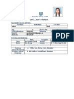 42745HUL Enrollment Form - 2020