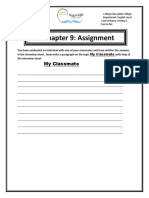 Chapter 9 Social Life Assignment