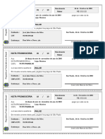 Nota Promissória-Data Fixa