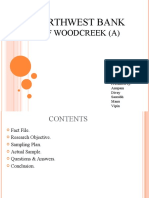 Northwest Bank: of Woodcreek (A)