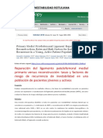 Inestabilidad Rotuliana