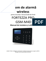 Sistem de Alarma Wireless Fortezza Pro GSM - M4D