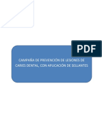 Prevención de caries dental con sellantes