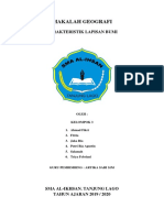 Makalah Geografi Karakteristik Lapisan Bumi 