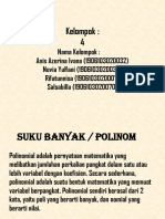 Suku Banyak Atau Polinom