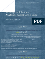 Konsep Halal-Haram Material Kedokteran Gigi