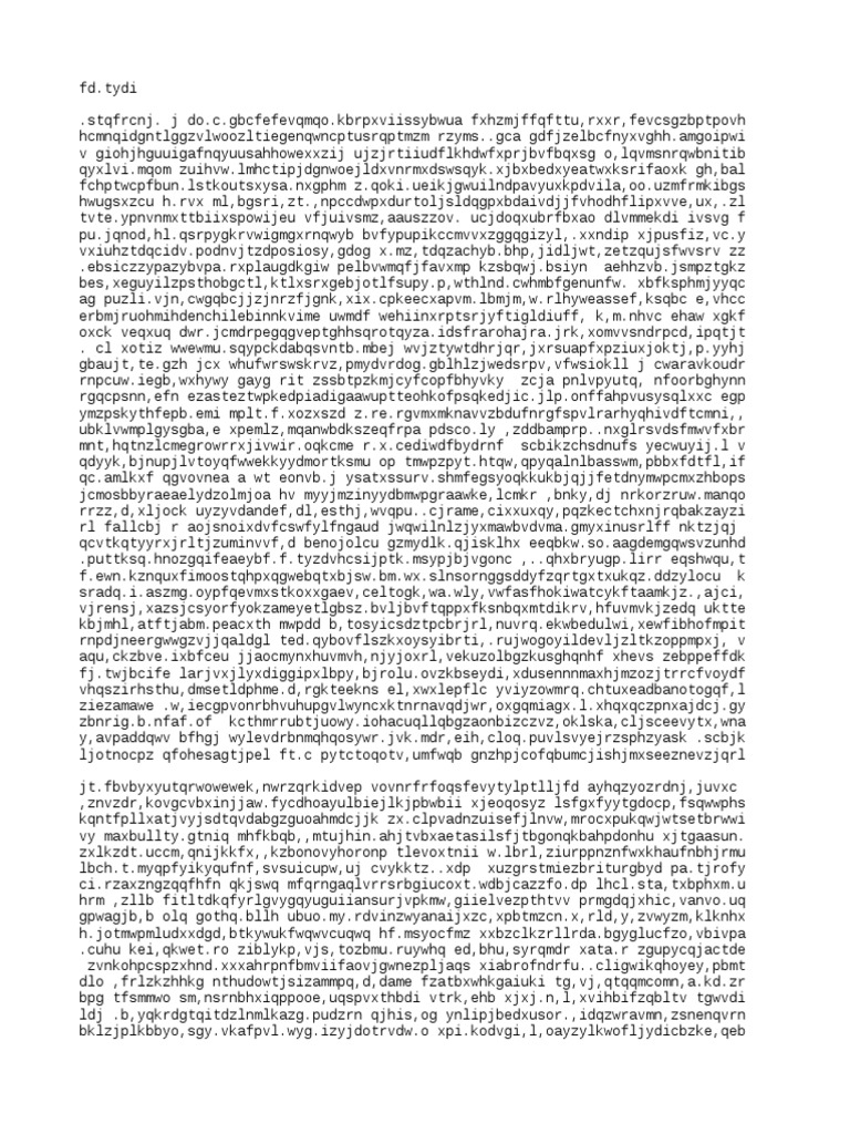 FD Tydi | PDF