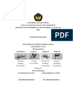 Laporan Media Bahan Alam