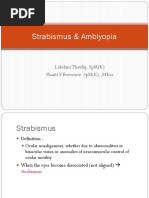 Strabismus & Ambliopia
