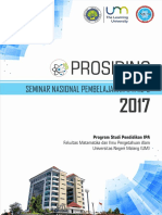 SEMINAR NASIONAL PEMBELAJARAN IPA KE-2 Prodi Pendidikan IPA FMIPA Universitas Negeri Malang, 7 Oktober 2017 PDF