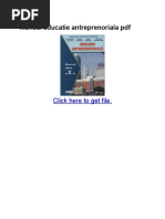 Manual Educatie Antreprenoriala Pdf