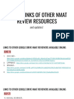 Gdrive Links of Other Nmat Review Resources As of July 21