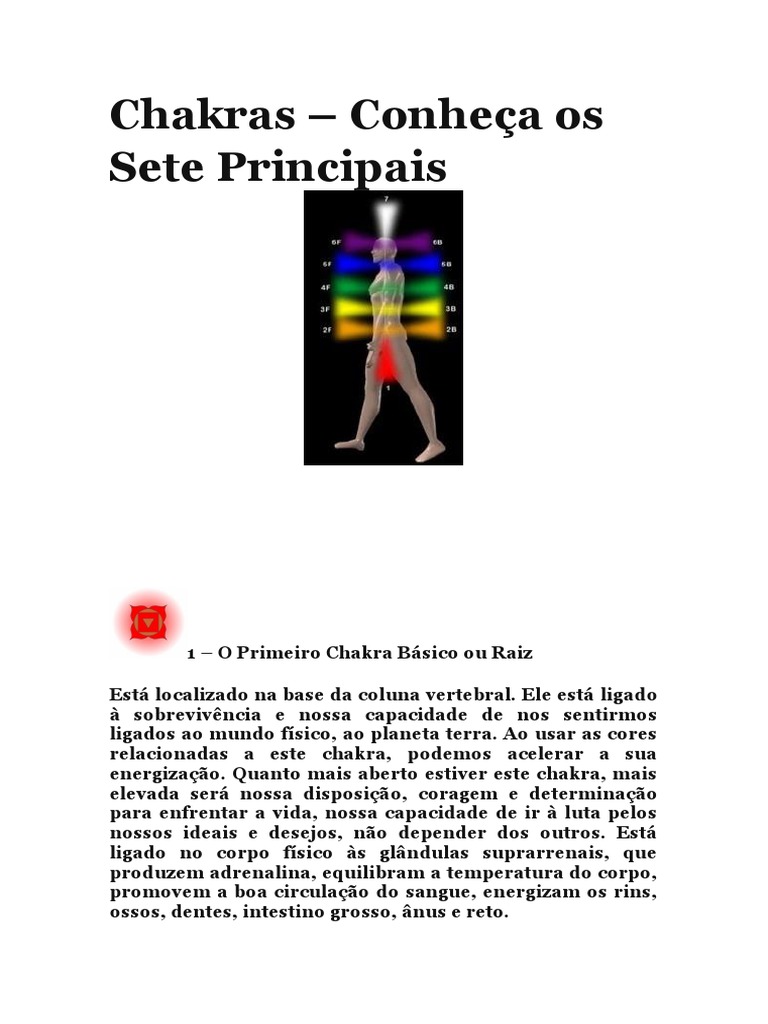 Funções e Disfunções dos Chakras | PDF | Chacra | Humano