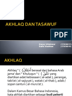 Akhlaq Dan Tasawuf