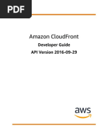 Amazon Cloudfront Developer Guide