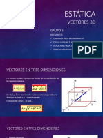 ESTATICA Vectores 3D